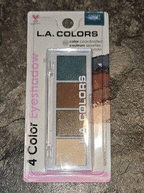 L.A. COLORS 4-Color Eyeshadow Palette - Tailored BNIB